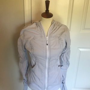 Lululemon white reversible jacket size 10